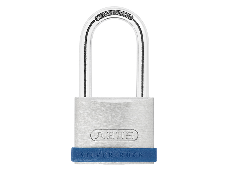 40mm Silver Rock(TM) 5 Padlock Long Shackle 40mm