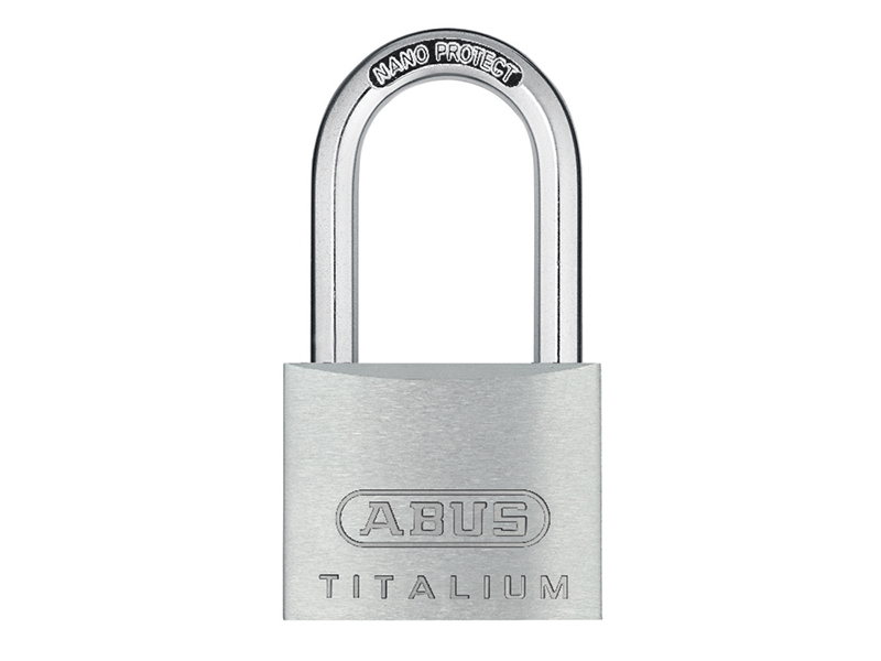 64TI/40mm TITALIUM(TM) Padlock 40mm Long Shackle Keyed Alike KA6411