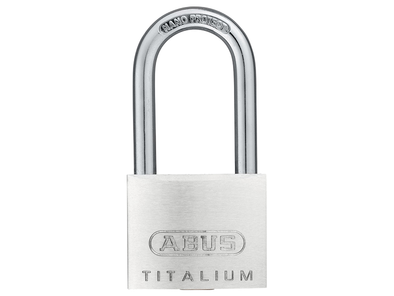 64TI/40mm TITALIUM(TM) Padlock 40mm Long Shackle Carded