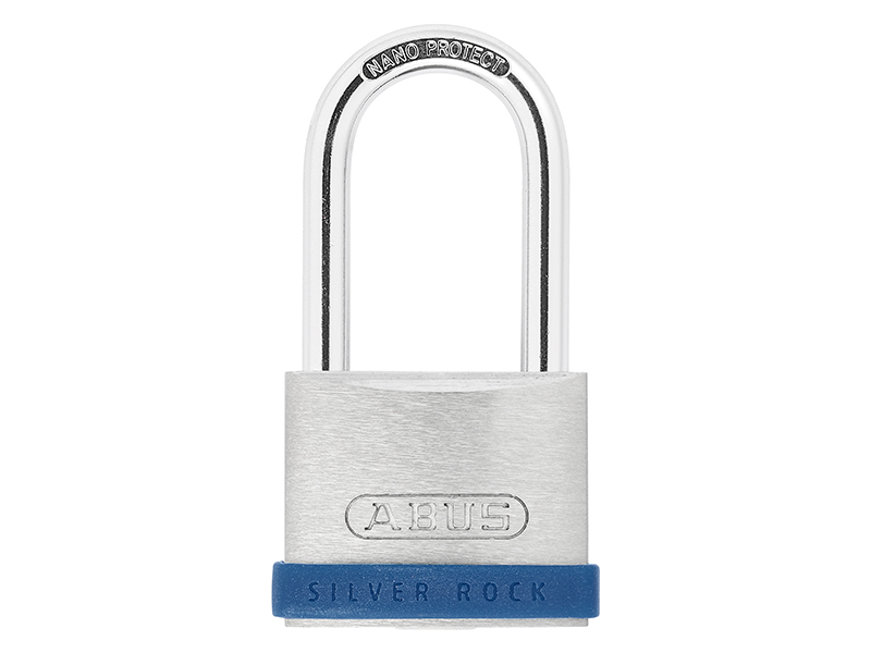 40mm Silver Rock(TM) 5 Padlock Long Shackle 40mm Keyed Alike