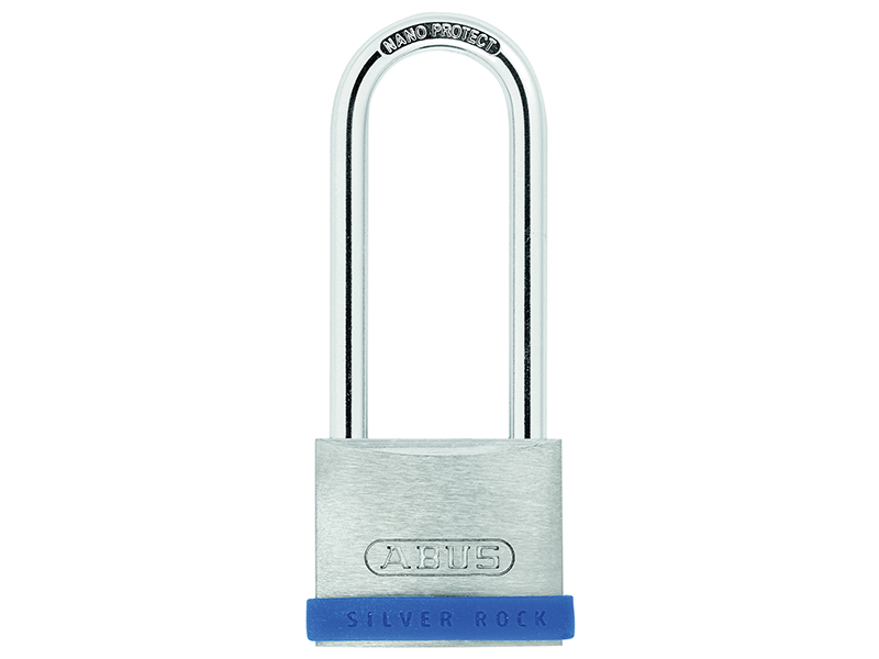 40mm Silver Rock(TM) 5 Padlock Long Shackle 63mm Keyed Alike