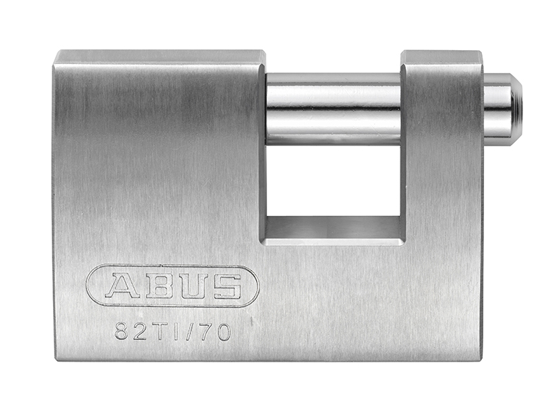 82TI/70mm TITALIUM(TM) Shutter Padlock Keyed Alike KA8519
