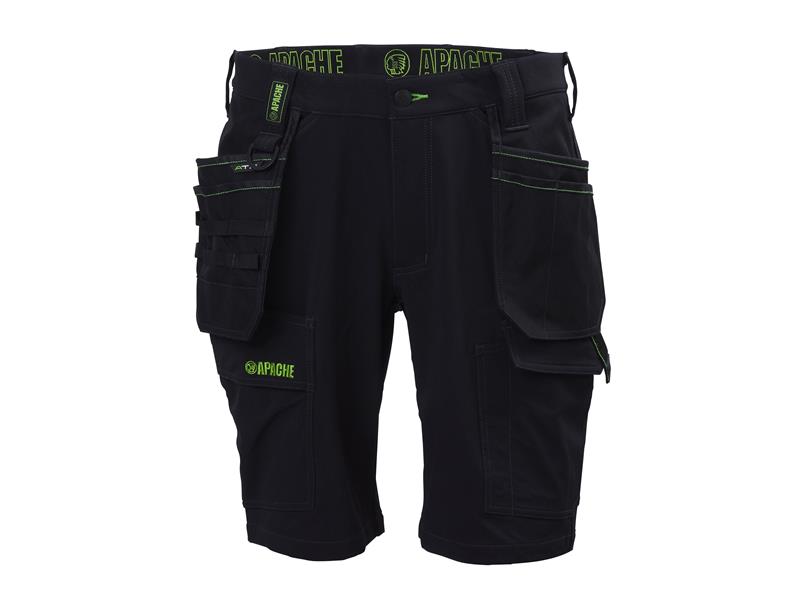 Whistler Black Stretch Holster Shorts Waist 30in