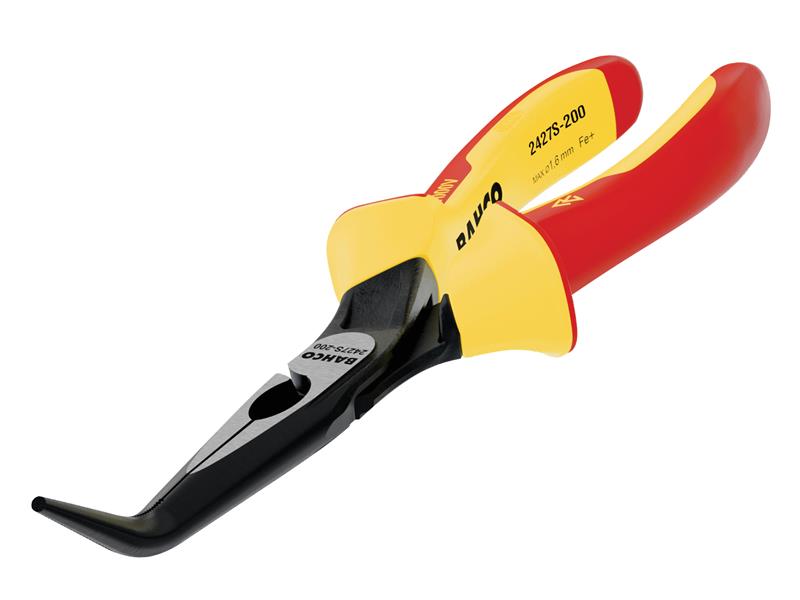2427S ERGO(TM) Insulated 45? Bent Nose Pliers 200mm (8in)