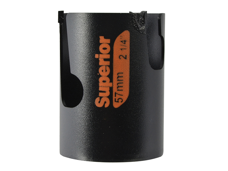 Superior(TM) Multi Construction Holesaw Carded 57mm