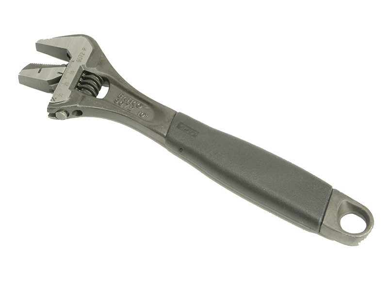 9070P Black ERGO(TM) Adjustable Wrench Reversible Jaw 150mm (6in)