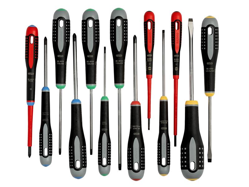 BE-9875 ERGO(TM) Screwdriver Set, 13 Piece