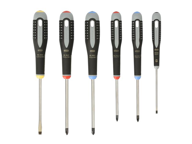 BE-9886 ERGO(TM) Screwdriver Set, 6 Piece