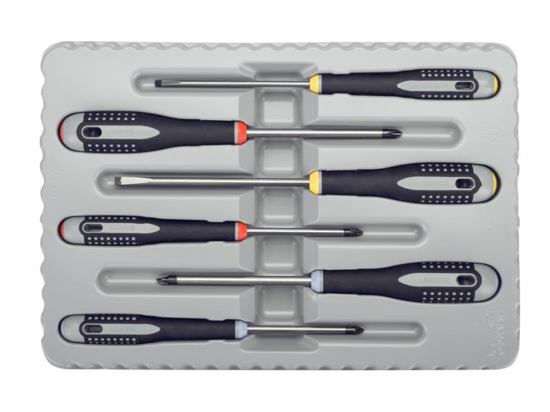 BE-9884 ERGO(TM) Screwdriver Set, 6 Piece