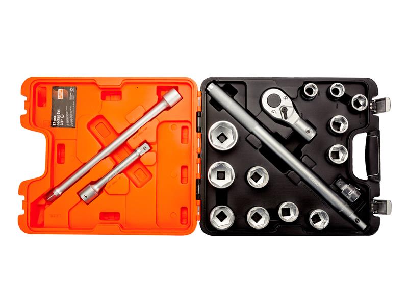 SLX17 3/4in Drive Socket Set, 17 Piece