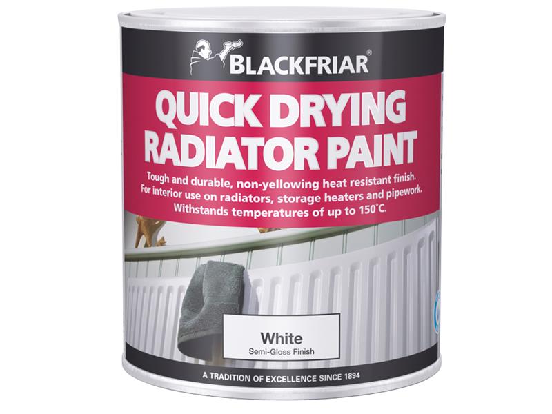Quick Dry Radiator Paint White 500ml