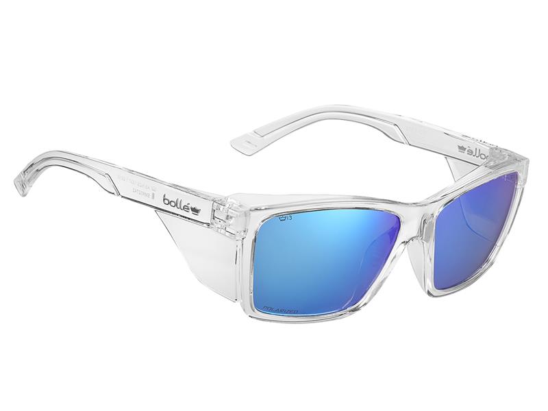 STKS 420 Crystal Frame Safety Glasses - Flash