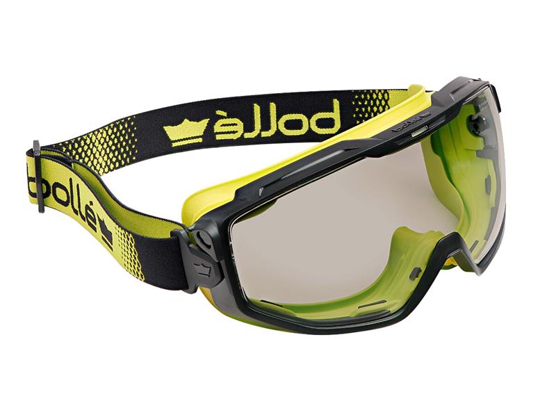 Yellow Vented Universal Goggles - Platinum Copper