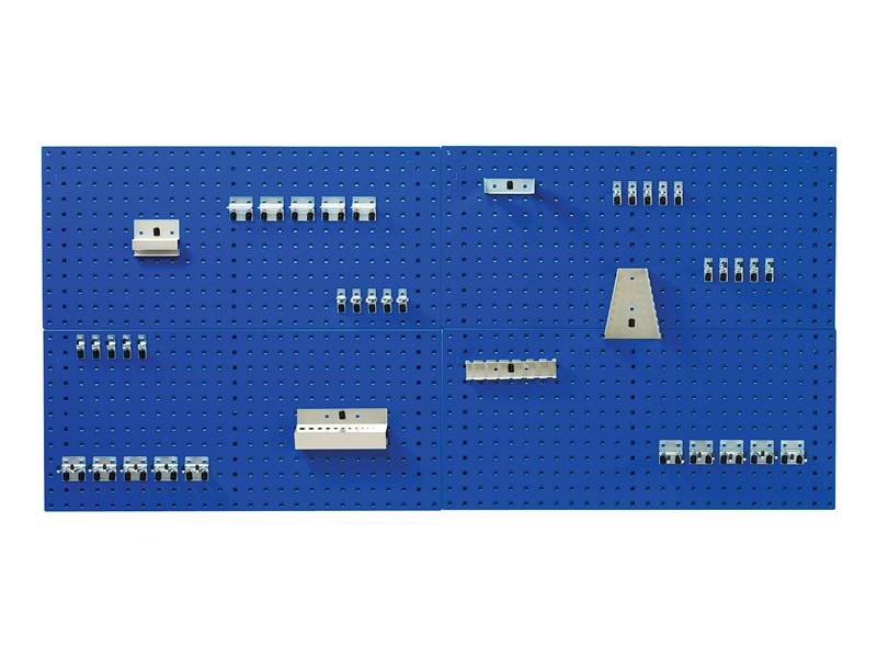 Perfo Panel & Hook Kit Gentian Blue