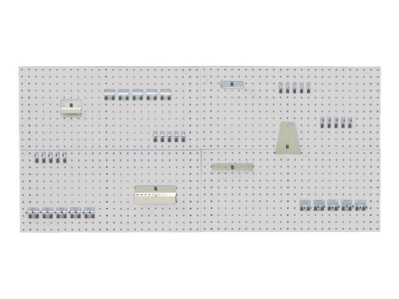 Perfo Panel & Hook Kit Light Grey