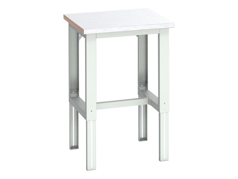 Cubio Adjustable Bench, Steel Clad Top 750 x 750mm
