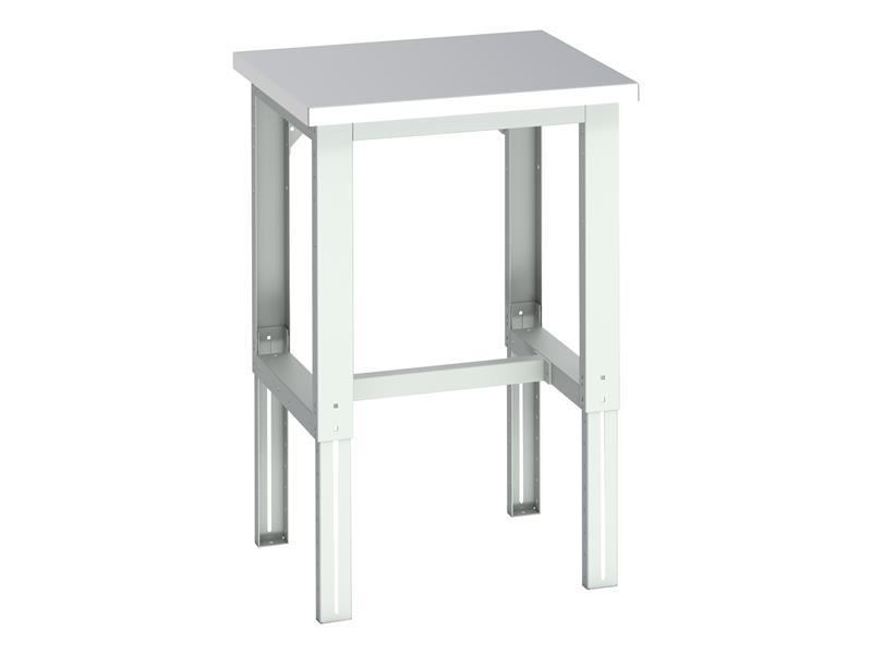 Cubio Adjustable Bench, Stainless Steel Clad Top 750 x 750mm