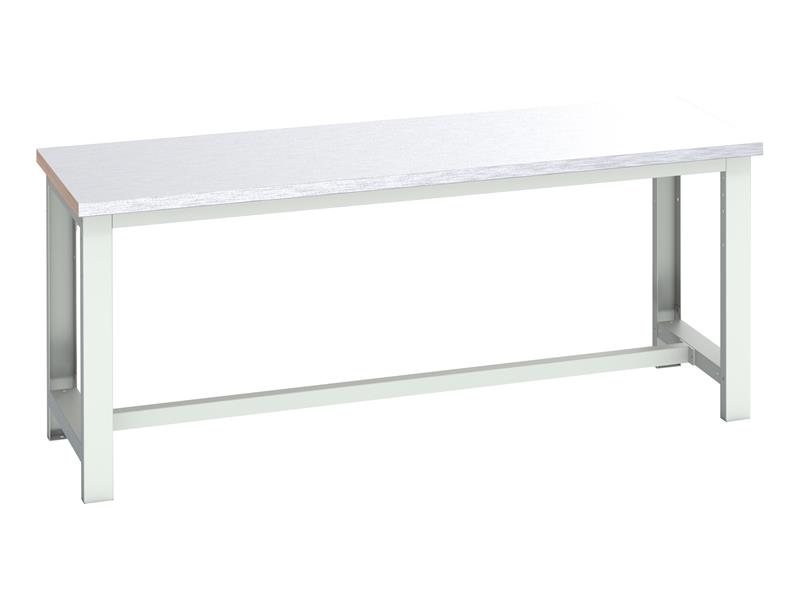 Cubio Basic Bench, Steel Clad Top 2000 x 750mm