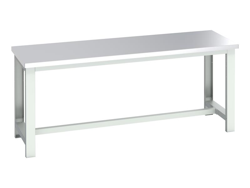 Cubio Basic Bench, Stainless Steel Top 2000 x 750mm