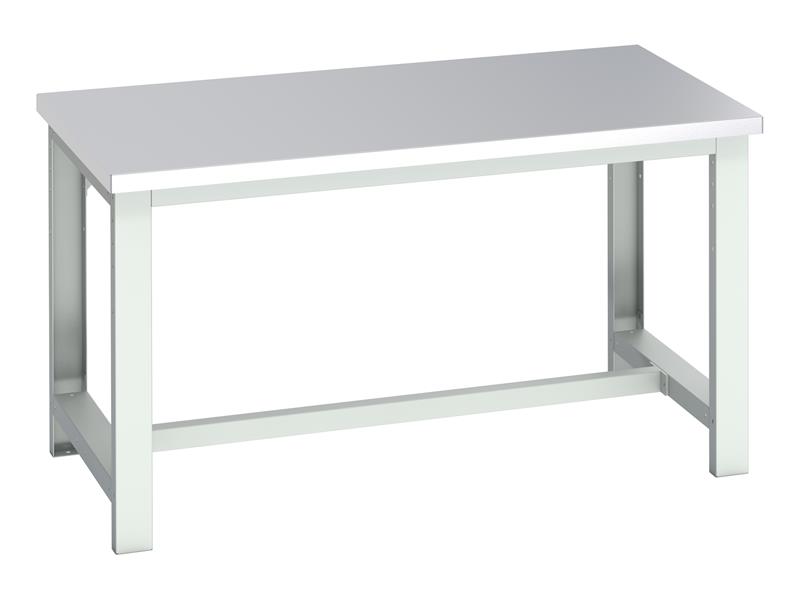 Cubio Basic Bench, Stainless Steel Clad Top 1500 x 900mm
