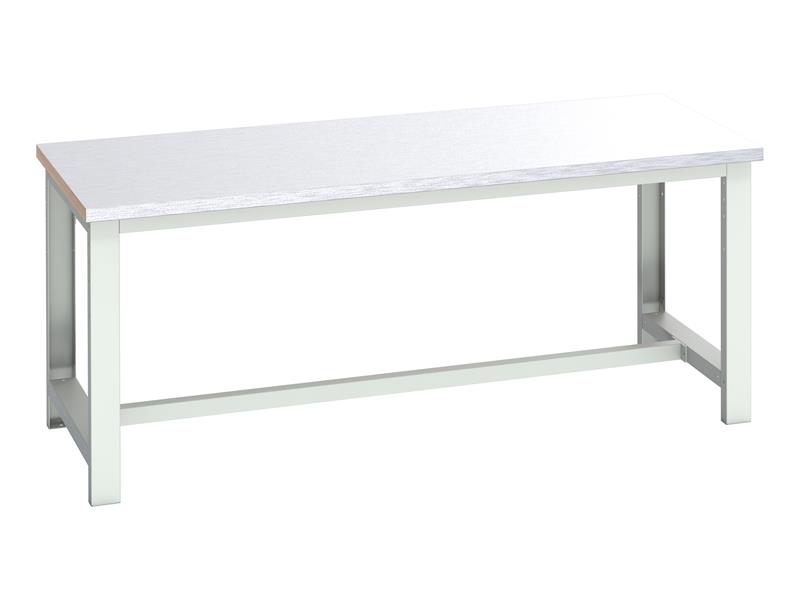 Cubio Basic Bench, Steel Clad Top 2000 x 900mm