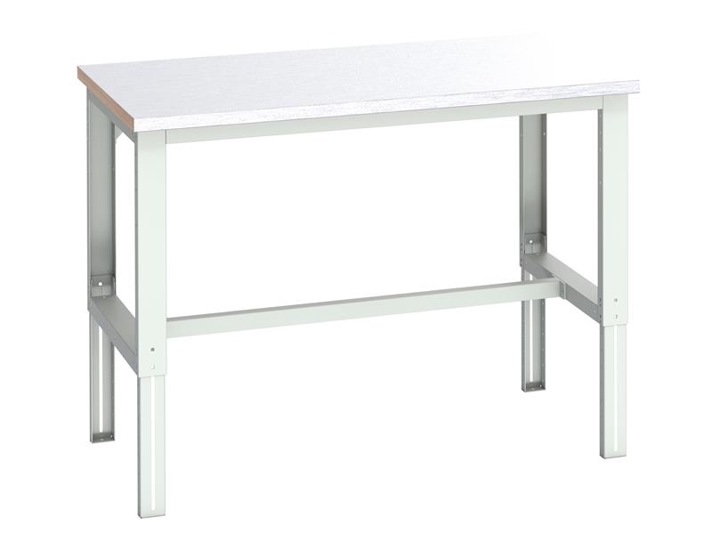 Cubio Adjustable Bench, Steel Clad Top 1500 x 900mm
