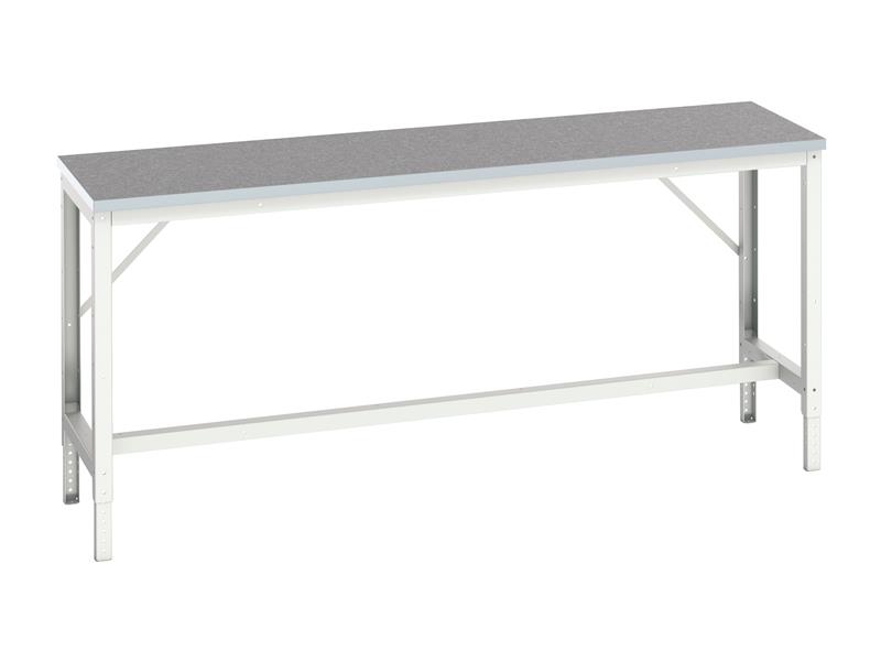 Verso Adjustable Bench, Lino Top 2000 x 600mm