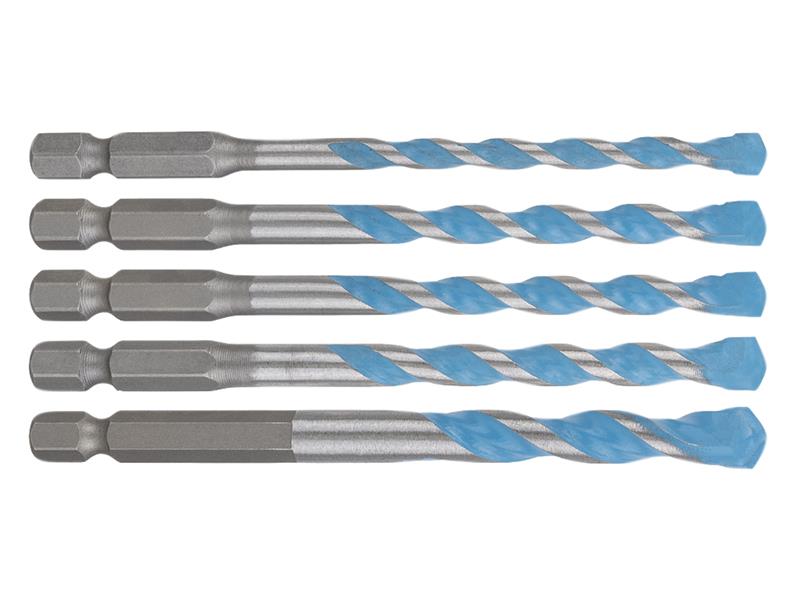 EXPERT HEX-9 Multi Construction Drill Bit Set, 5 Piece