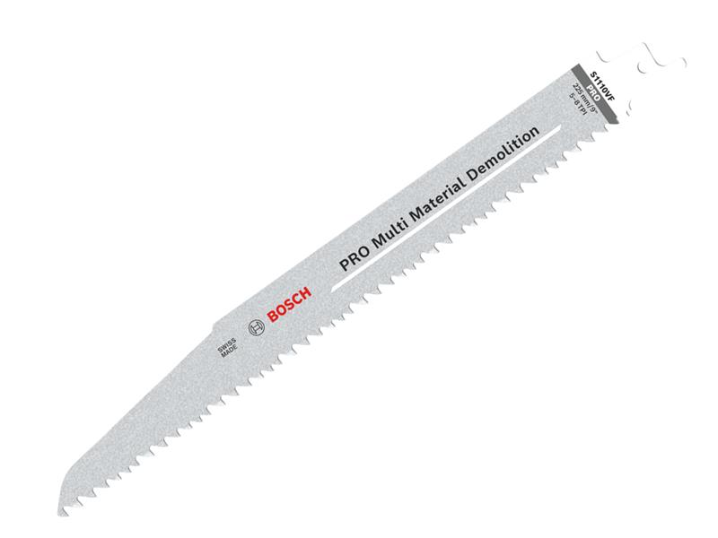 PRO Multi Material Demolition S1110VF Blade 250mm 5-8 TPI Pack of 5