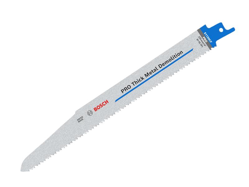 PRO Thick Metal Demolition S1130CF Blade 225mm 8+10 TPI Pack of 5