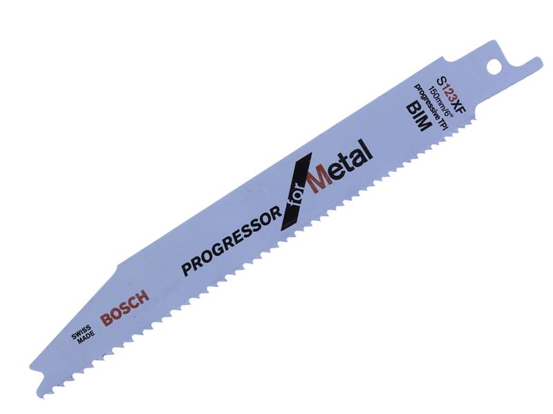 S 123 XF Progressor for Metal Reciprocating Saw Blade 150mm 8-18 TPI Pack of 5