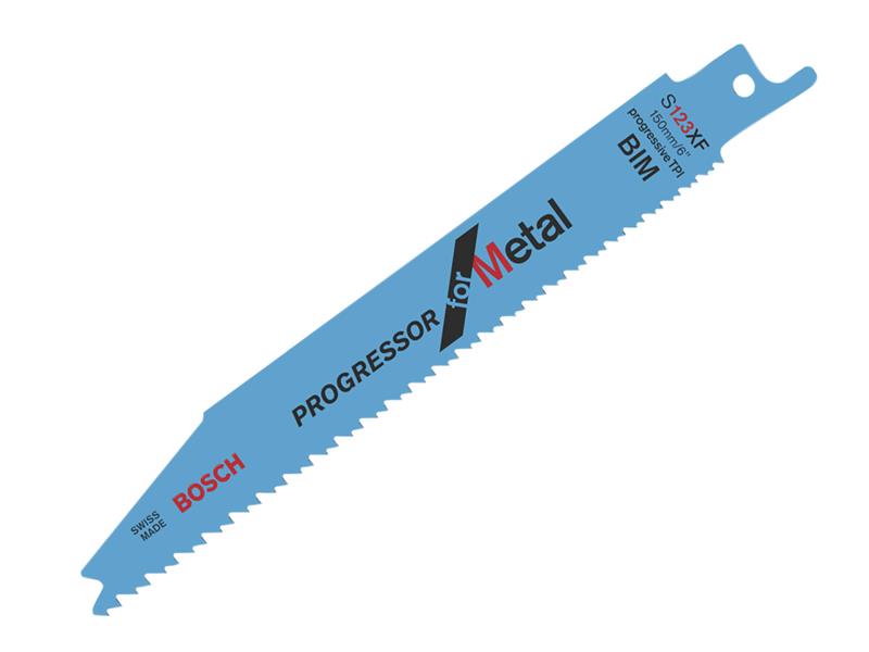 S 123 XF Progressor for Metal Reciprocating Saw Blade 150mm 8-18 TPI Pack of 100