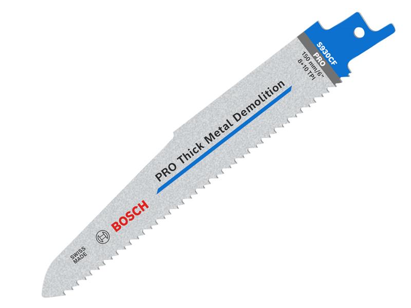 PRO Thick Metal Demolition S930CF Blade 150mm 8+10 TPI Pack of 5
