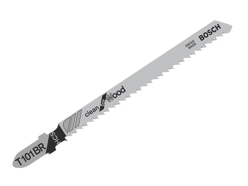 T 101 BR Clean for Wood Jigsaw Blades 100mm Pack of 5