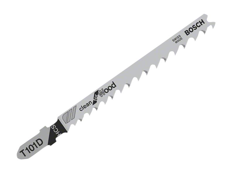 T 101 D Clean for Wood Jigsaw Blade 100mm Pack of 5