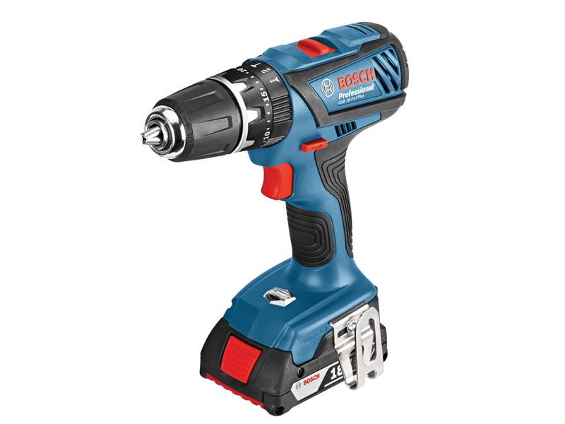 GSB 18V-21 Combi Drill 18V 2 x 4.0Ah Li-ion