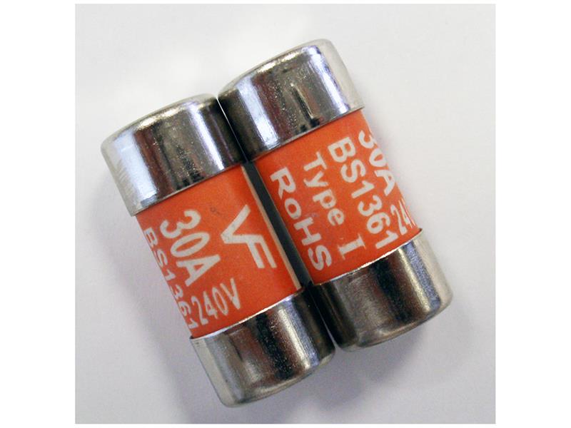 BS1361 Fuses 30 Amp x 2 CF30/2NB