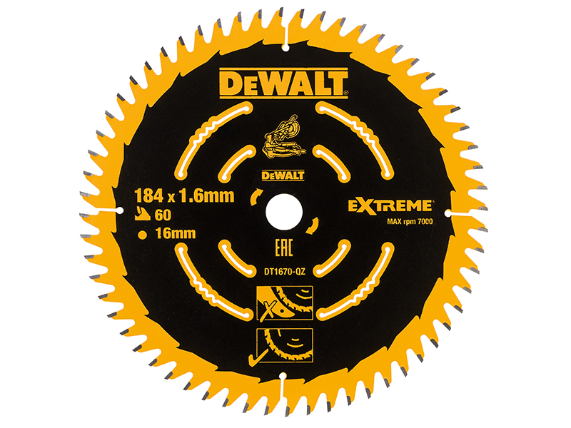 ELITE(TM) Series Mitre Saw Blade 184 x 16mm x 60T