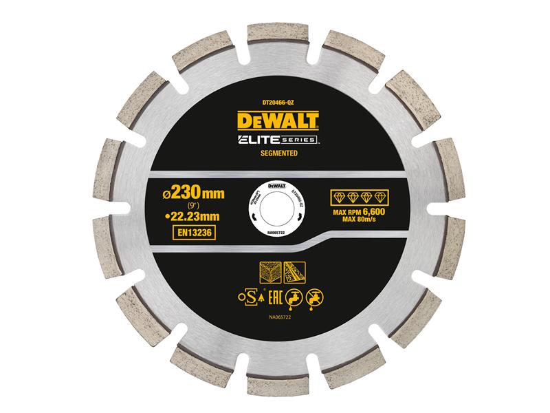ELITE SERIES(TM) Asphalt Diamond Segmented Wheel 230 x 22.23mm