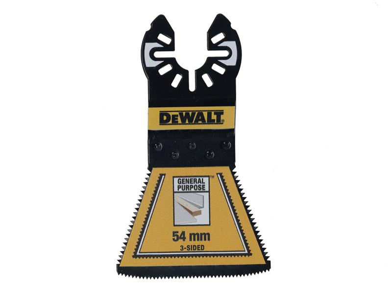DT20773 Bi-metal 3-Sided Cutting Multitool Blade 54mm