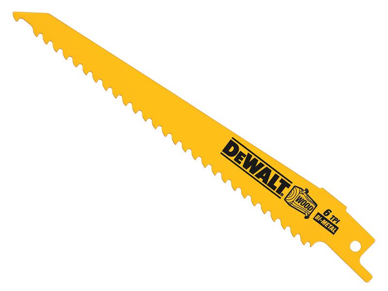 Bi-Metal Reciprocating Blade for Wood with Nails 152mm (Pack 5)