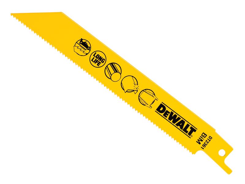 Bi-Metal Reciprocating Blade for Metal 152mm x 14 TPI (Pack 5)