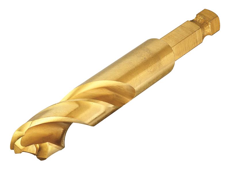 Impact Titanium Drill Bit 13.0mm OL:102mm WL:50mm