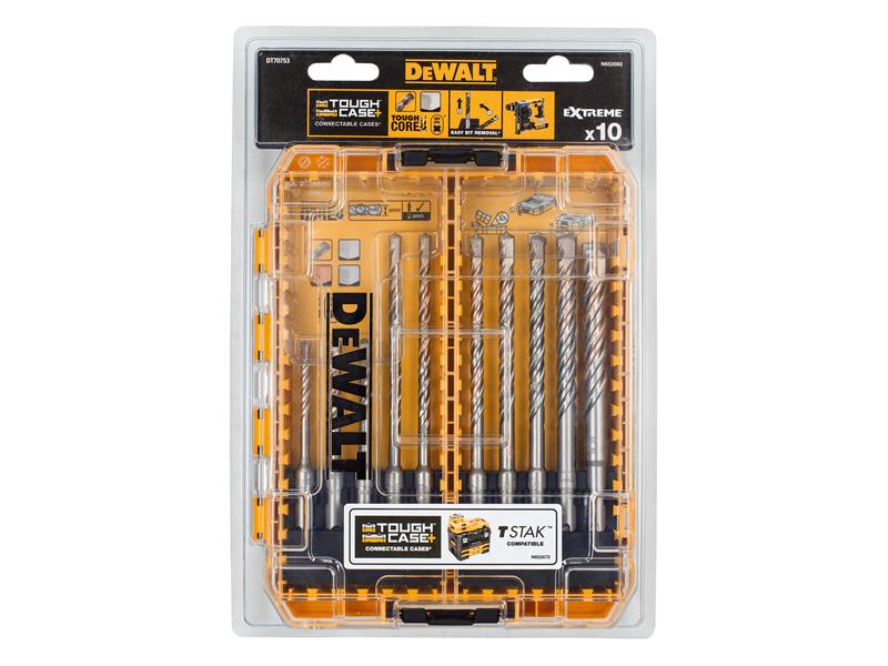 SDS Plus Extreme 2(R) Drill Bit Set, 10 Piece
