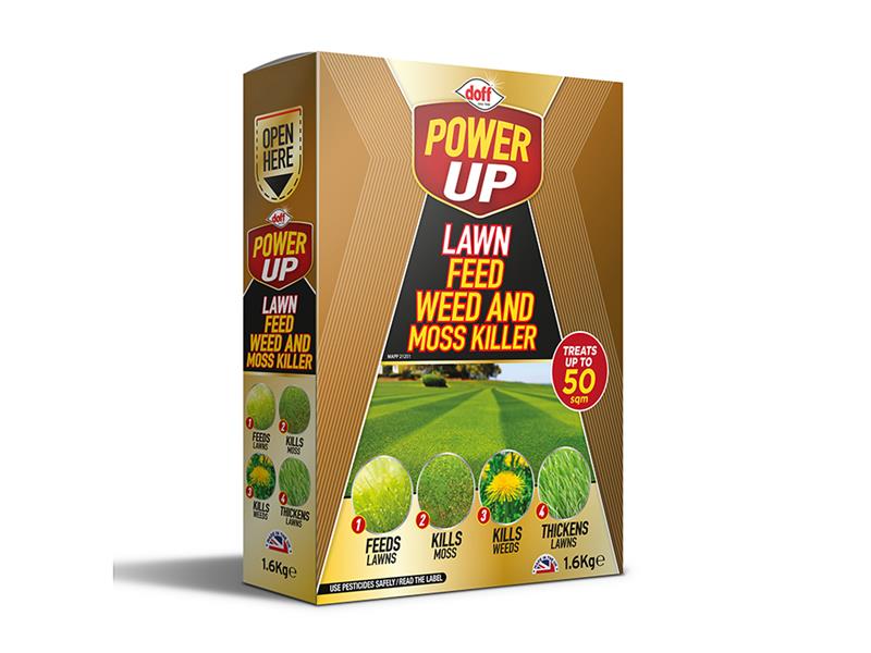 Powerup Complete Lawn Feed/Weed/Moss Killer 1.6kg F-LM-A60-DPU