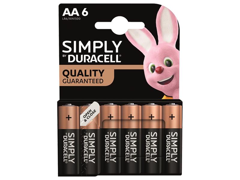 Simply Batteries AA  x 6 S18450