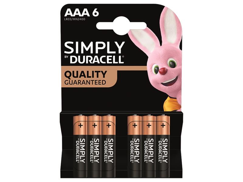 Simply Batteries AAA x 6 S18451