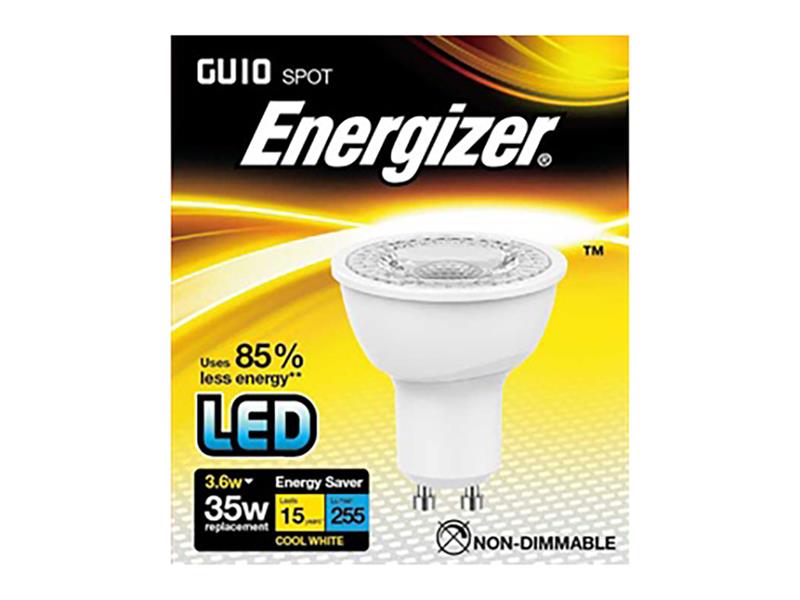LED GU10 Bulb Cool White 3.8W