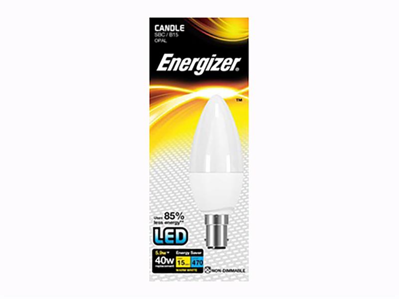 Candle LED 470Lumens Warm White Opal B15 Boxed