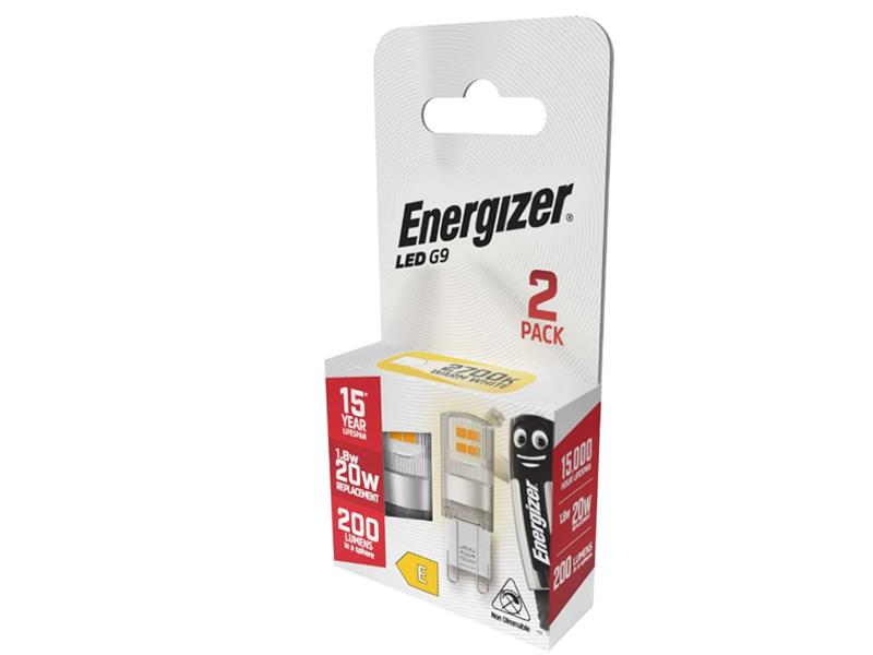 LED G9 200 Lumens 1.8W 2700K x 2 S29489